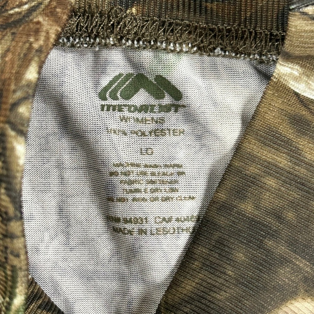 Medalist Shirt Womens LG Brown Realtree AP Camo Mock Neck Long Sleeve Base Layer - Picture 5 of 7